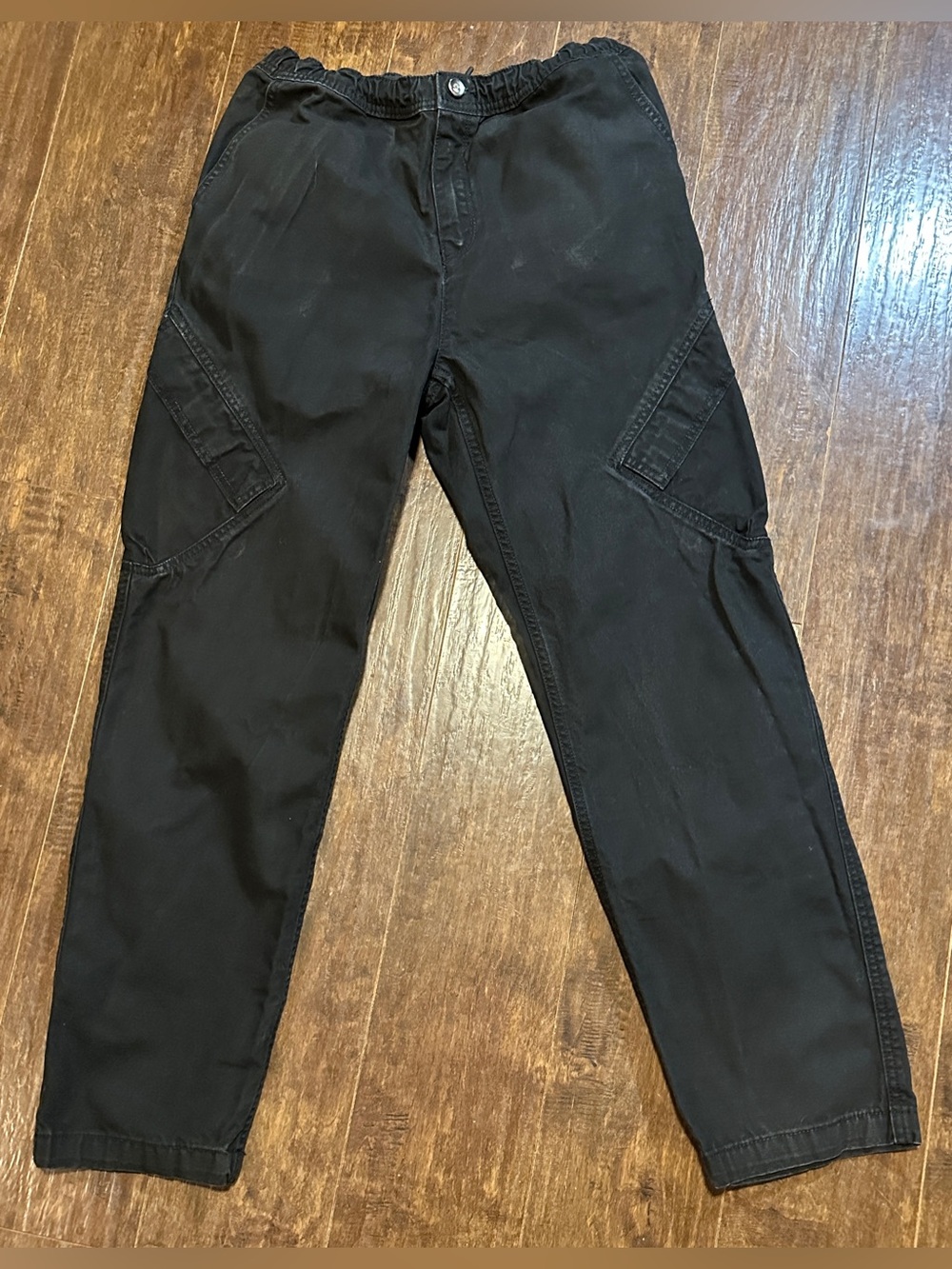 Michael Jordan Black Cargo Heavyweight Denim Jeans Teen 13-15 YR XL